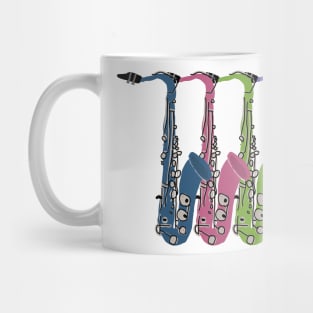 Rainbow Sax Mug